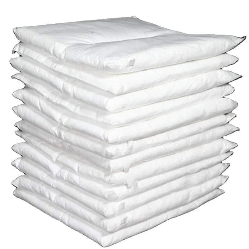 White Oilspillpro OOA-PI4050 PP Emergency General Oil Absorbent Pillow for Equipment Maintenance Leakage