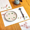 Wholesale Printed Floral Japan Style Paper Placemats Floral Design Mats & Pads by Manufacturer