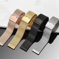0.4 Line Electroplated Stainless Steel Watch Strap 10/12/14/16/18/20/22/24mm Milanese Mesh Bracelet for Huawei GT2 Replacement