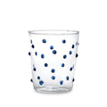 Customized Borosilicate Party Tumbler with Colored Polka Dots Glass Mug