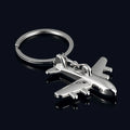 Wholesale Custom Your Own Laser Engraved logo Souvenir Metal Airplane Keychain
