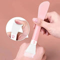 Custom Logo Dual Side Soft Silicone Face Mask Brush Cosmetic Cream Spatula Silicon Brush Facial Cleansing Brush Beauty Face Tool