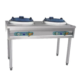 Restaurant Kitchen Dual-stove Blue Fire Commercial Gas Frying Kitchen Liquefied High-pressure Stove
