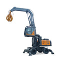 LTMG LWE400 38 Ton Wheel Excavator with Grapple Attachment for Efficient Material Handling