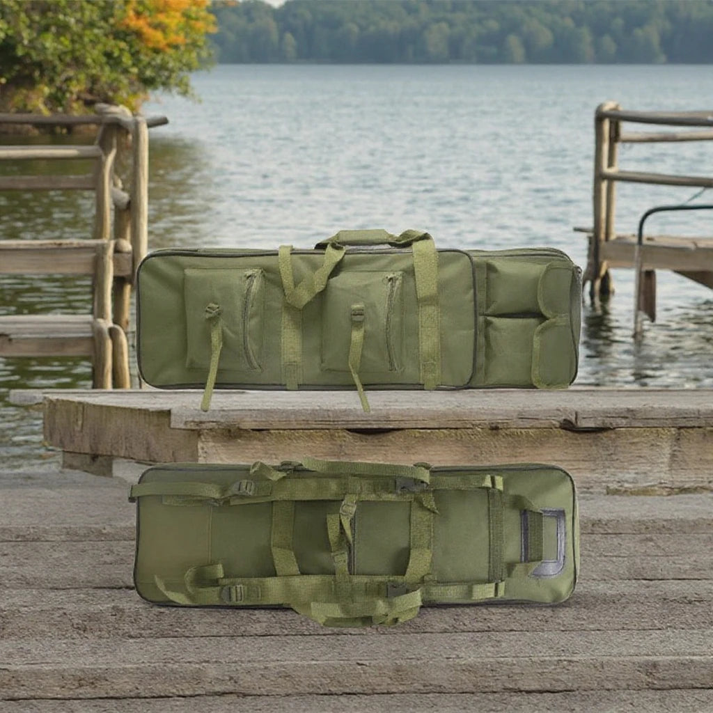 Tactical 120cm Fishing Gear Bag CS Hunting Multi-purpose Nylon Long Gun Tote Outdoor Multi-use Fishing Kit