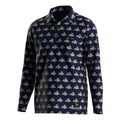 Factory Sublimation Middle Age T-Shirt Long Sleeve T Mens Cool Quick Dry Spandex / Polyester Golf Print Polo Shirt