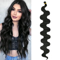 Synthetic Loose Body Wave Braiding Hair Extensions 24 Inch Soft Deep Wave Crochet Hair Water Wave Twist Crochet Curly Hair