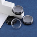 Mini 3g Square Shape Cosmetic Packaging Jars Small Plastic Containers Lids Sample Sizes Travel Set Skin Care Cream Injection