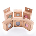 2025 Konjac  Hot Sale  Biodegradable Half Ball Shaped 100% Natrual Eco Friendly Konjac Sponge with Kraft Box