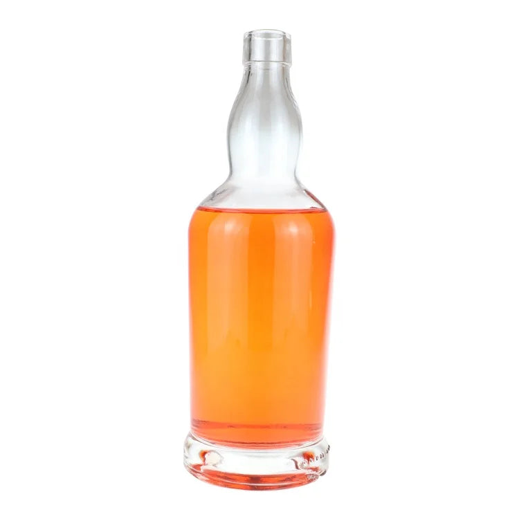 Wholesale 200ml 250ml 375ml 500ml 750ml 1000ml clear Glass Bottle Cork Whiskey Vodka Brandy Gin Bottles