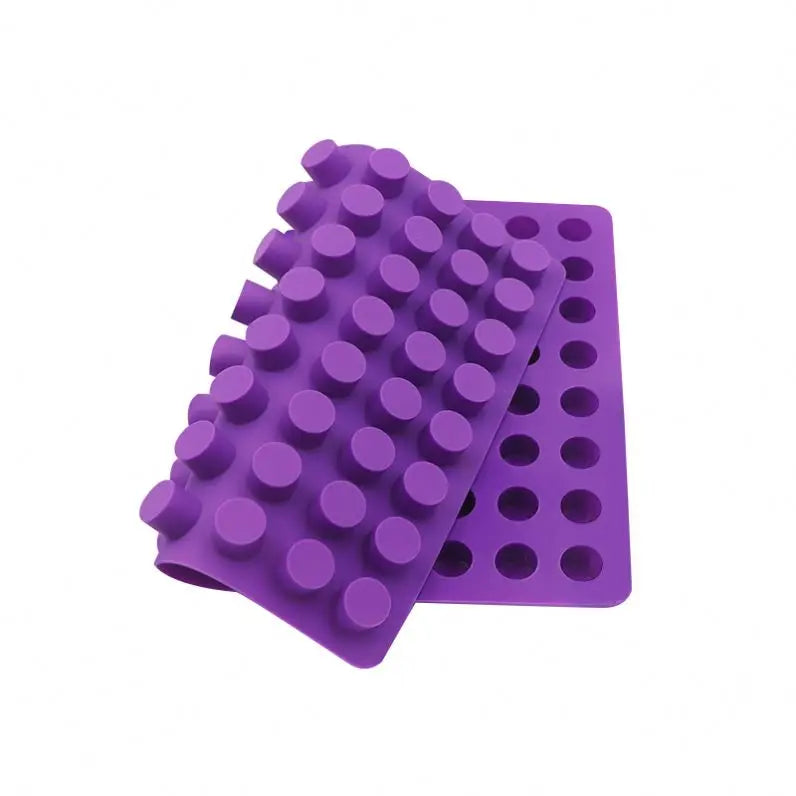 Eco-Friendly Food Grade Silicone 88 Molds 1pc Moq for Handmade Soap Chocolate Cake Jelly Pudding Diy Mold Packed in Opp Bag