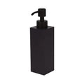 Matte Black Hand Dish Soap Dispenser Stainless Steel Pump 12oz Glass Modern Refillable Foam Soap Dispenser for Bathroom Kitchen