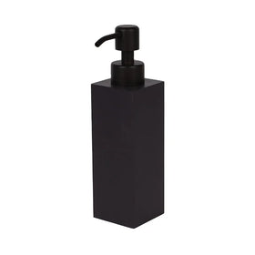 Matte Black Hand Dish Soap Dispenser Stainless Steel Pump 12oz Glass Modern Refillable Foam Soap Dispenser for Bathroom Kitchen