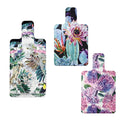 Tropical Birds and Flowers Custom Print Eco Easy Care Machine Washable Sweat Absorbent Anti Slip Suede Pilates Reformer Mat