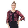 Fashionable Exquisite Mesh Sequin Embroidered Scarf Shawls for Women Evening Dress Accessory