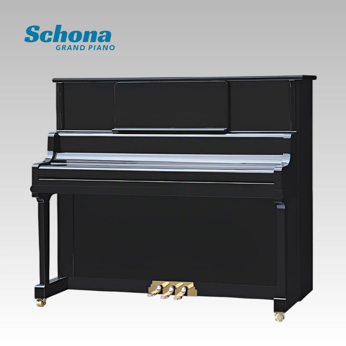 Model 133 Mechanical Upright Piano Large Music Stand Black High Gloss Solid Wood Soundboard Professional Playing Grade Wholesale