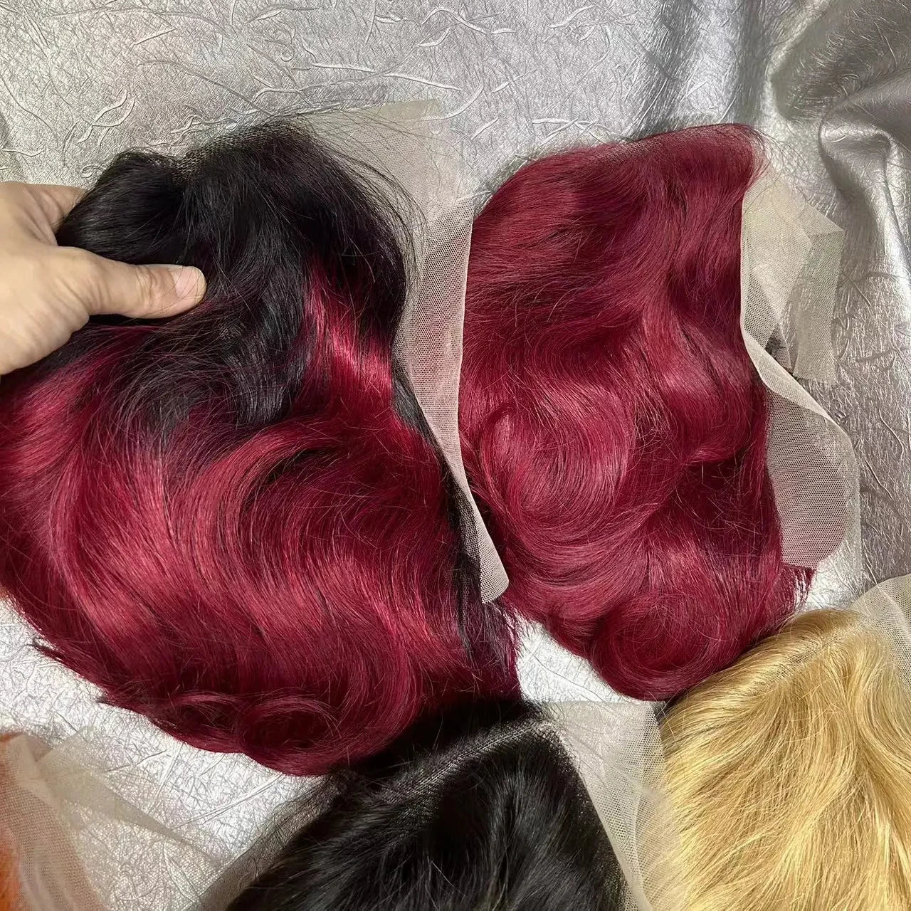 Vendor New Design Short Pixie Curl Wig Lace Remy Human Hair Wig Perruque Pixie Cut Lace Front Wigs