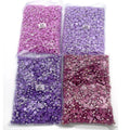 Wholesale AB Bright Color 2.3.4..6.8mm Flatback Half Pearls Bead Loose Beads for Decor Gem Scrapbook Craft Colorful Half Beads