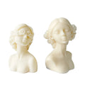 Women Body Candle Mold 3D Silicone Molds for DIY Portrait Sculpture Cake Tools for Candle Making Blindfolded Girl Silhouette