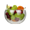Kitchen Utensils Handmade Borosilicate Clear Double Wall Glass Bowl Salad Bowl