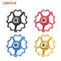 LEBYCLE Bike Rear Derailleur Jockey Wheel Bicycle Pulley Steel Bearing Guide Wheel Guide Roller Bicycle Accessories