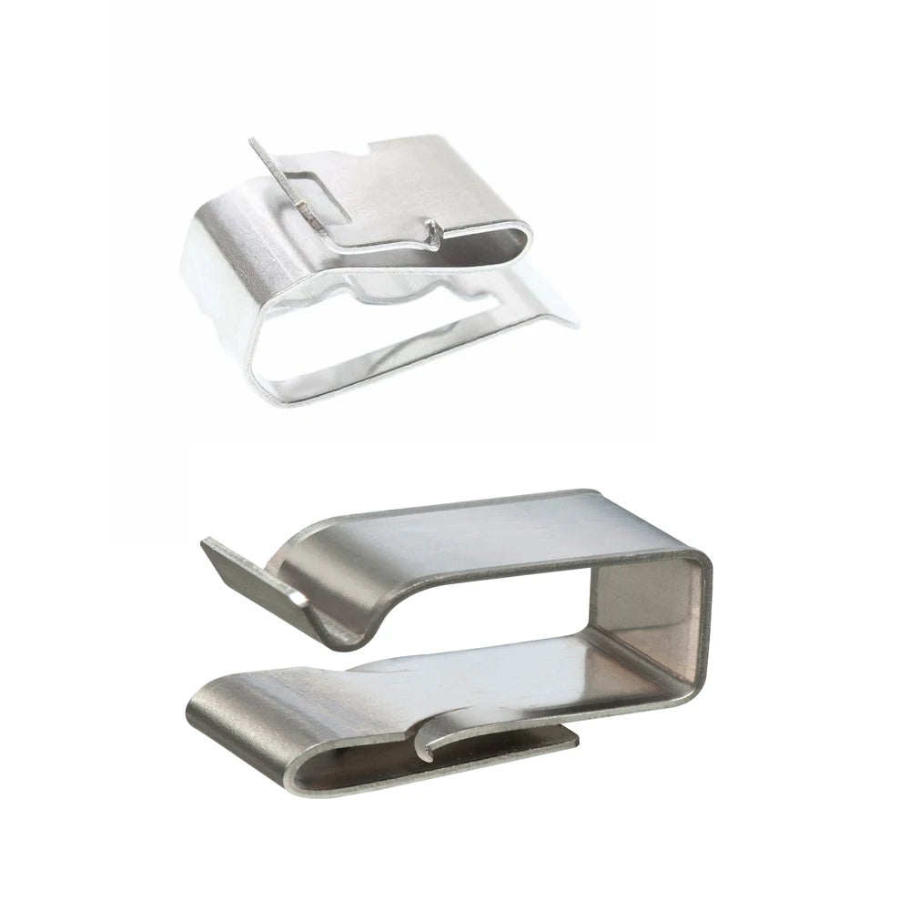 Custom Metal Spring Clip Cable Part Stainless Steel Stamped Stamping Part for Solar System