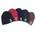 Wholesale Unisex Custom Letter Embroidery Logo Skull Beanie Caps Men Women Solid Color Travel Print Pattern Winter Knitted Hats