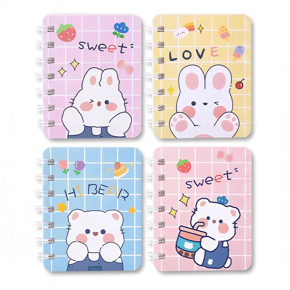 Wholesale Bulk Smallest Spiral Notepad Colorful Children Birthday Present Notebook Planner Creative Drawing Tool Office
