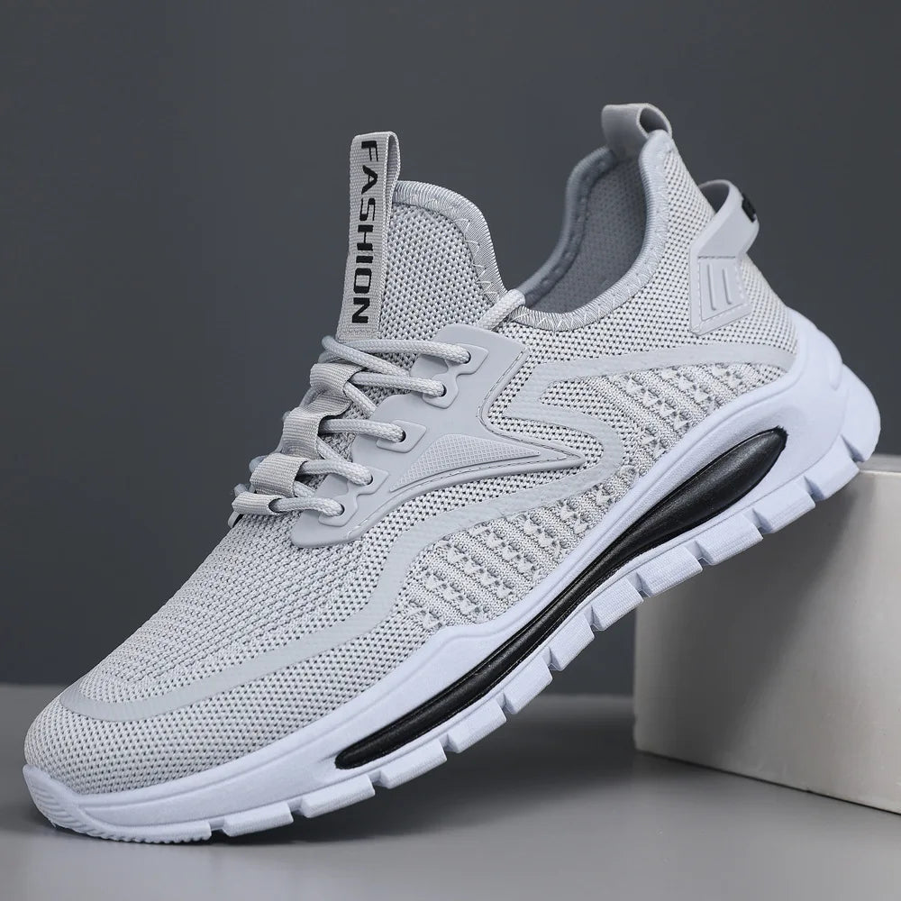 Sports Flats Fashion Breathable Lightweight Meshing Classic Casual Male Sneakers Walking Style Men Shoes