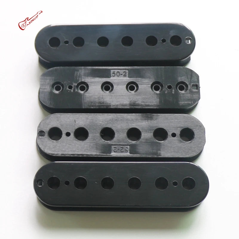 Donlis Quality 50/52mm Nylon and Fiber PA Material Humbucker Guitar Pickup Bobbins in Black White Colors for Wholesale