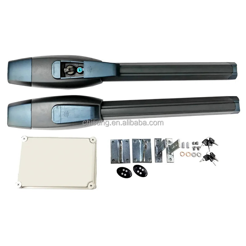 Modern Electric Swing Gate Opener DC24v Motor 300KG with Limit Switch for Villas Hotels and Outdoor Applications