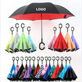 Upside Down Inverted Umbrella Double Advertising Reversed Custom Printed Inverted Umbrella