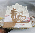 Custom Printing Wedding Invitation Envelope Pocket Card Holder Greeting Business Affirmation Card Paper 3D Pop up Thankyou Card