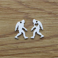 Stainless Steel Sasquatch Bigfoot Charm Pendant for Jewelry DIY Accessories