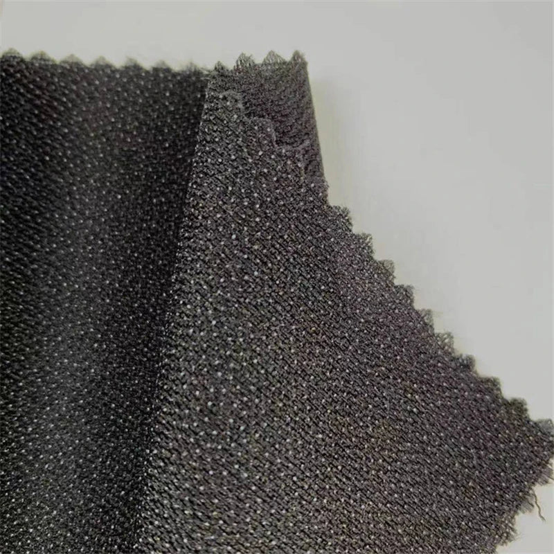 Xingyan 1.5m*100m Per Roll 150D Woven Interlining Fabric 100% Polyester Elastic Fusible Adhesive for Clothing and Garments