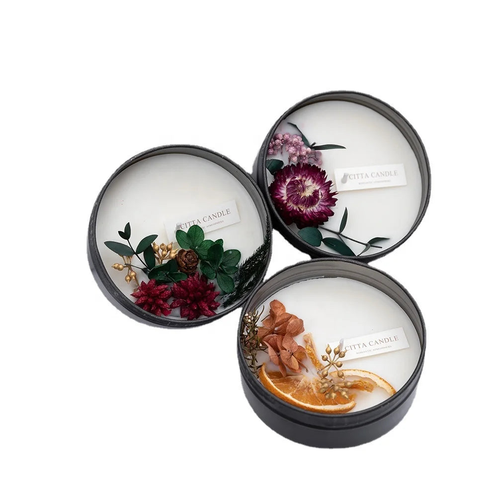 Aromatherapy Candle Ins Romantic Soybean Incense Mother's Day Birthday Christmas Immortal Flower fairy Gift