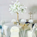 Y-Q063 Wholesale Artificial Table Trees White Wedding Artificial Cherry Blossom Tree Centerpieces for Wedding Table Decoration