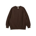 Luxury Custom logo Thick Collar Blank Cotton Crewneck Sweatshirt Crew Neck Jumper Men