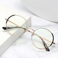 Metal Eyeglasses Frame for Women Anti Blue Light Glasses Frame Spring Hinge Eyewear Custom Prescription Optical Frame