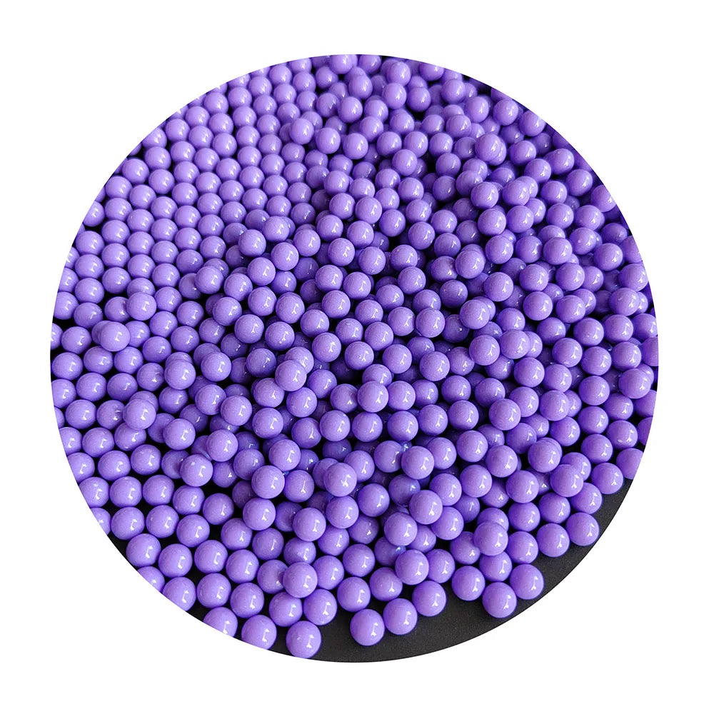 High Quality No Weld Line 6mm 8mm 10mm Solid Color Acrylic Round Beads No Hole