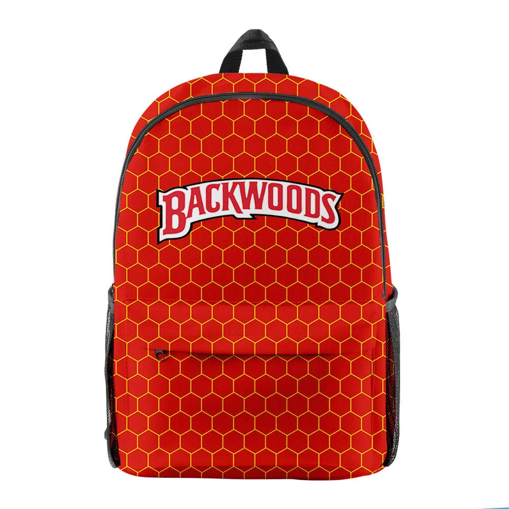 Low MOQ Backwoods Cigar Backpack-Fashion Waterproof Polyester Zipper Closure Custom Sublimated Design