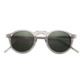 Retro Transparent Mazzucchelli Acetate Polarized Comfortable Full Rim Light Weight Durable UV Protection Unisex Sunglasses