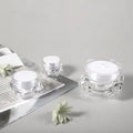 Hot Sale 5g 10g 15g Luxury Diamond Shape Custom Cosmetic Facial Cream Plastic Jars