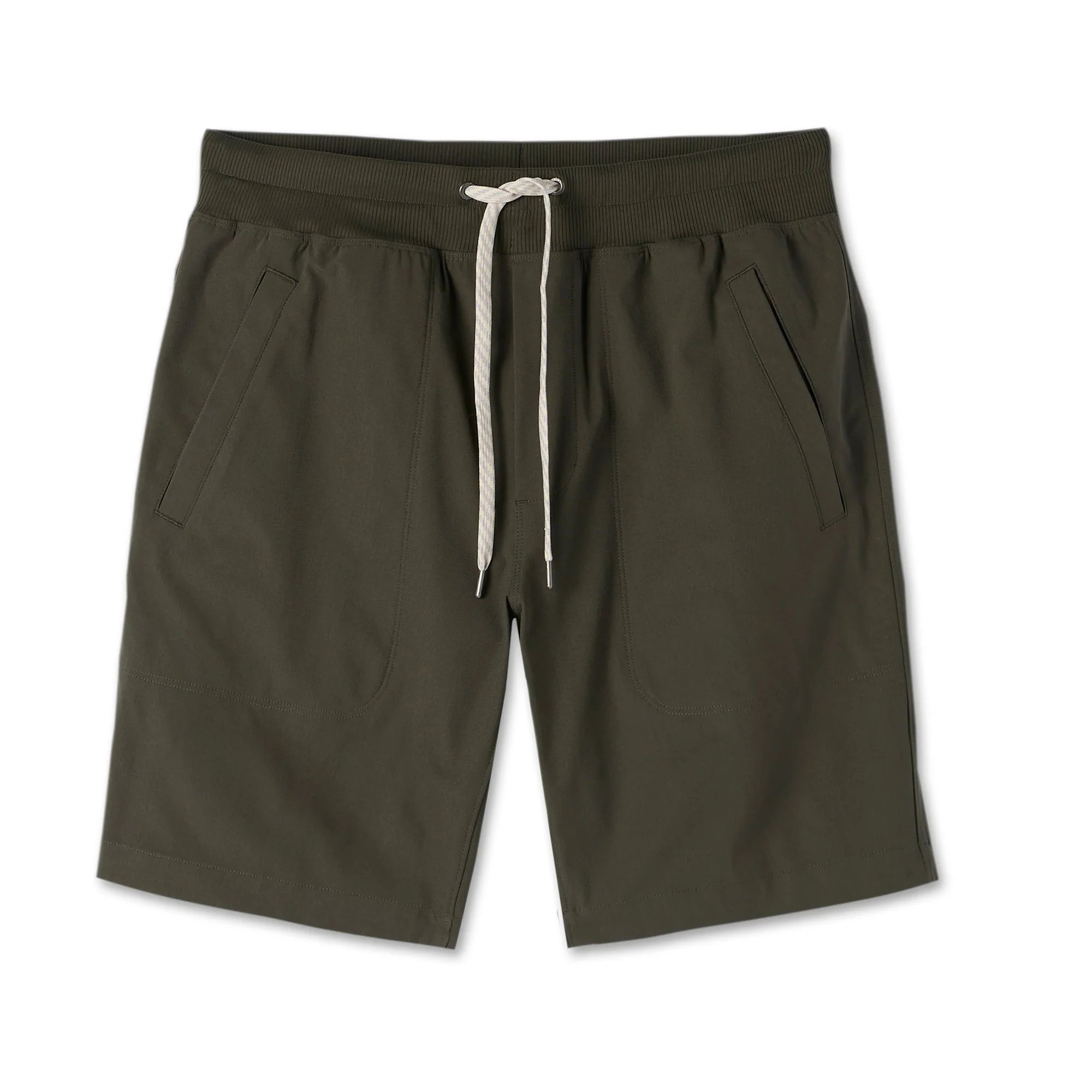 Men's Athletic Fit Four Way Stretch Shorts Elastic Waistband Shorts With Pockets