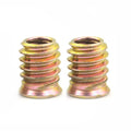 OEM M6 M8 M10 Zinc Plated Threaded Insert Nuts for Wood Flanged Hex Drive Furniture Nuts for Cabinets