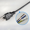 AC85-265V 1.5M Black LED Power Wire EU US UK AU Power Cord with Copper for Desktop Computer Floodlight AC Power Cord Cables