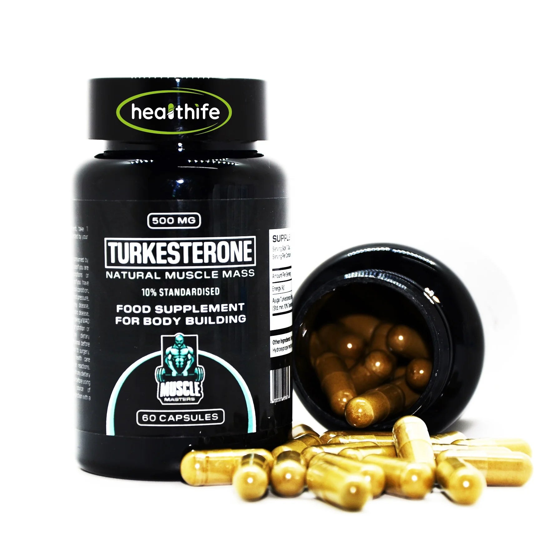 Factory Supply Ajuga Turkestanica Extract 10% Turkesterone 500mg Capsules