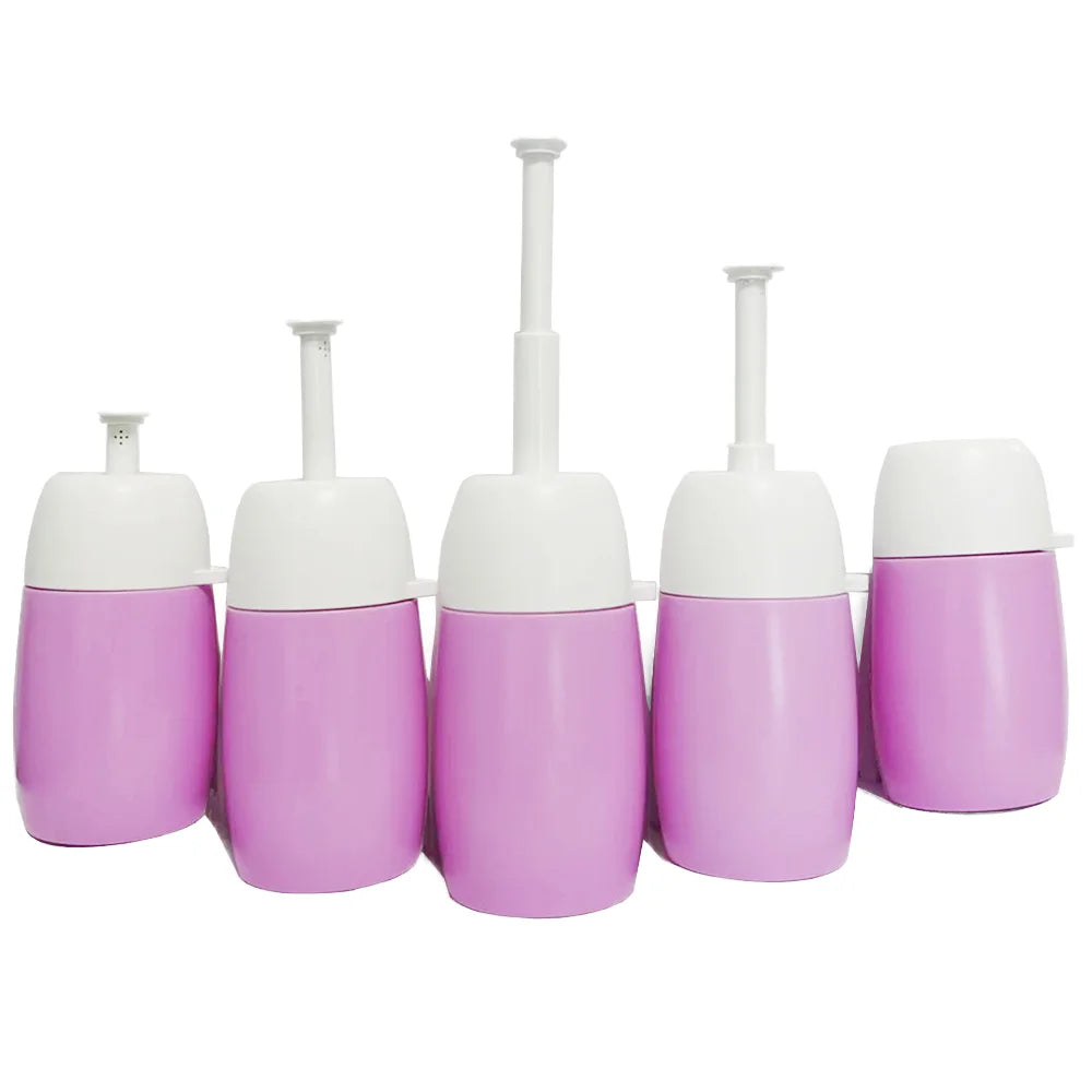 300ML 10.5oz Plastic Bidet Toilet Attachment Portable Mini Travel Spray Toilet Smart Hand Water Vertical Spray Floor Mounted MegaBDM