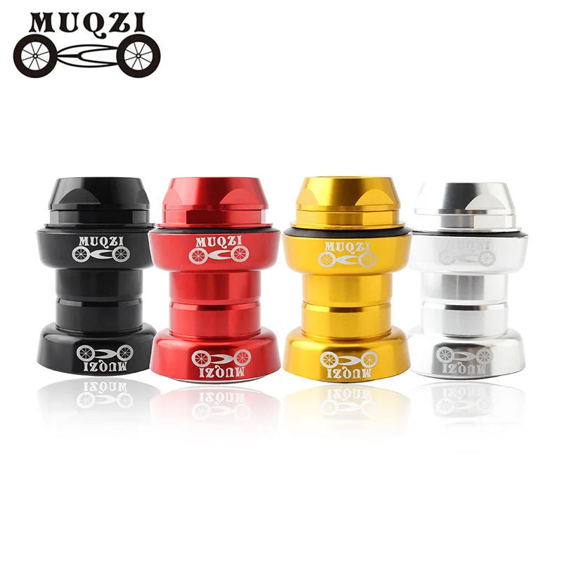 MUQZI Aluminium Alloy Bike Retro Headset Fork Internal Headset 22.2/25.4mm Road Folding Bike Headset