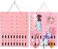 Headband Storage Holder Wall Hanging Hair Bow Jewelry Sunglasses Organizer Felt Hanging Rack Hanging Headbands Organizer